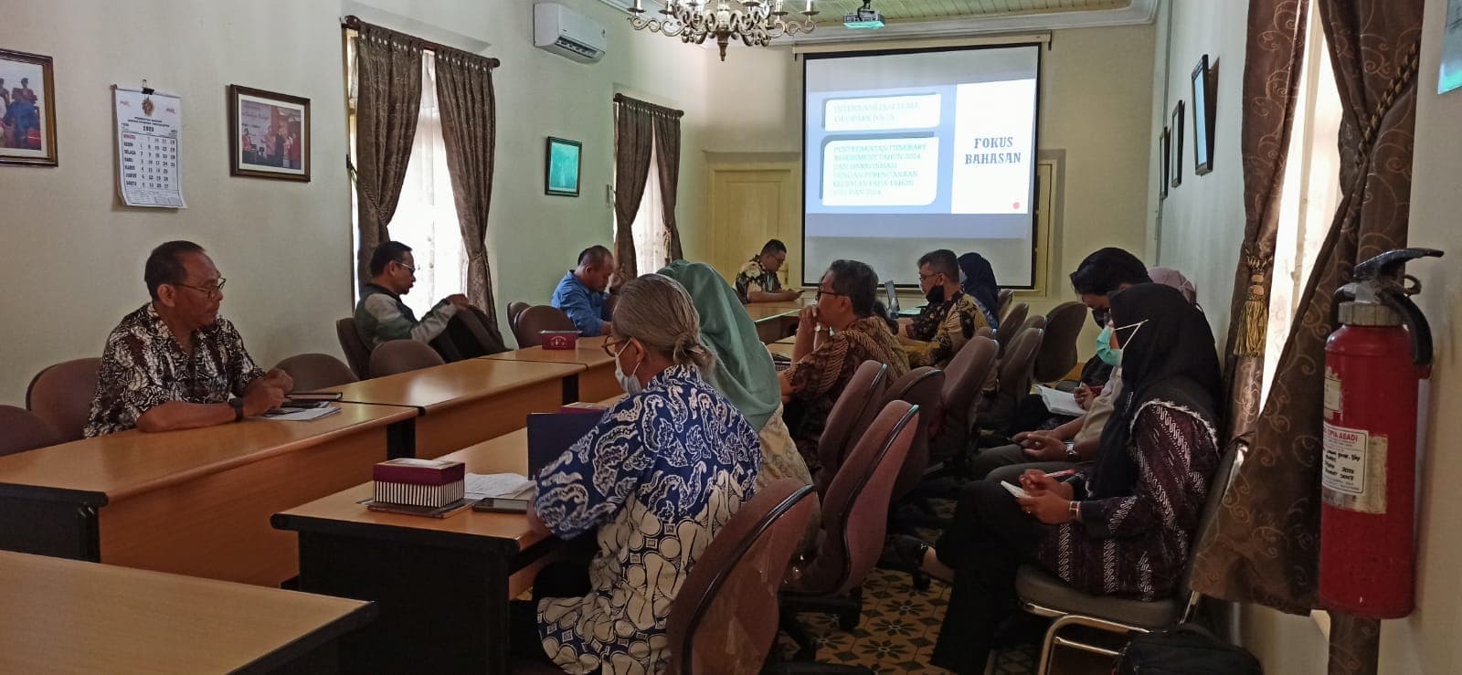 Rapat Koordinasi Internalisasi Tema Geopark Jogja oleh Badan Pengelola