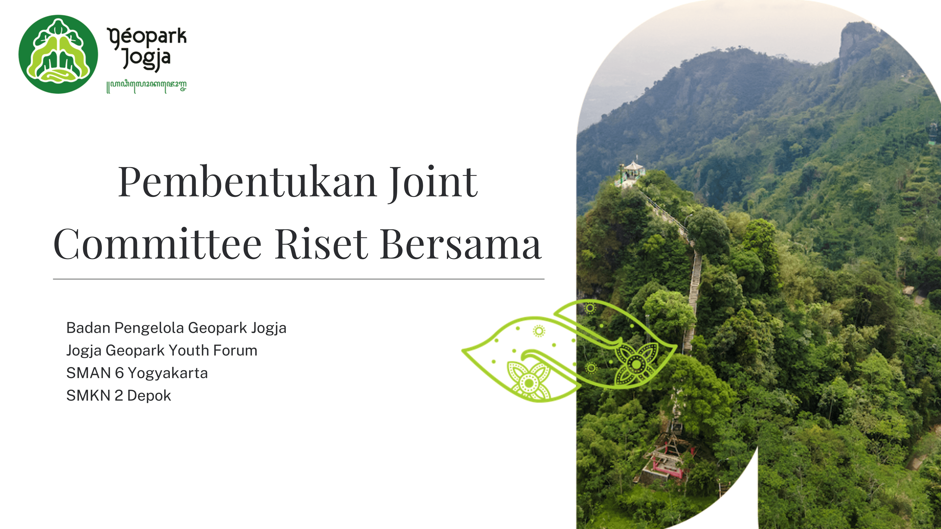 Pembentukan Komite Riset Bersama: Sinergi Pendidikan dan Geopark untuk Riset Berkelanjutan