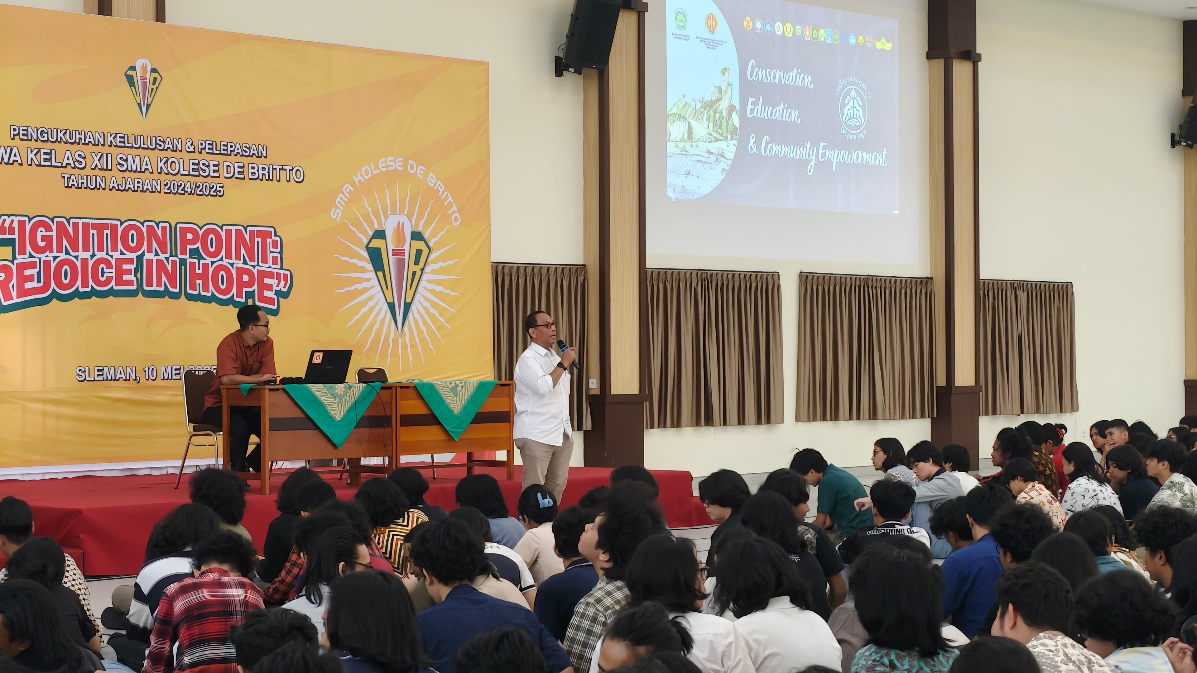 Geopark Jogja Ajak Siswa De Britto Mengenal Keistimewaan Geopark Jogja