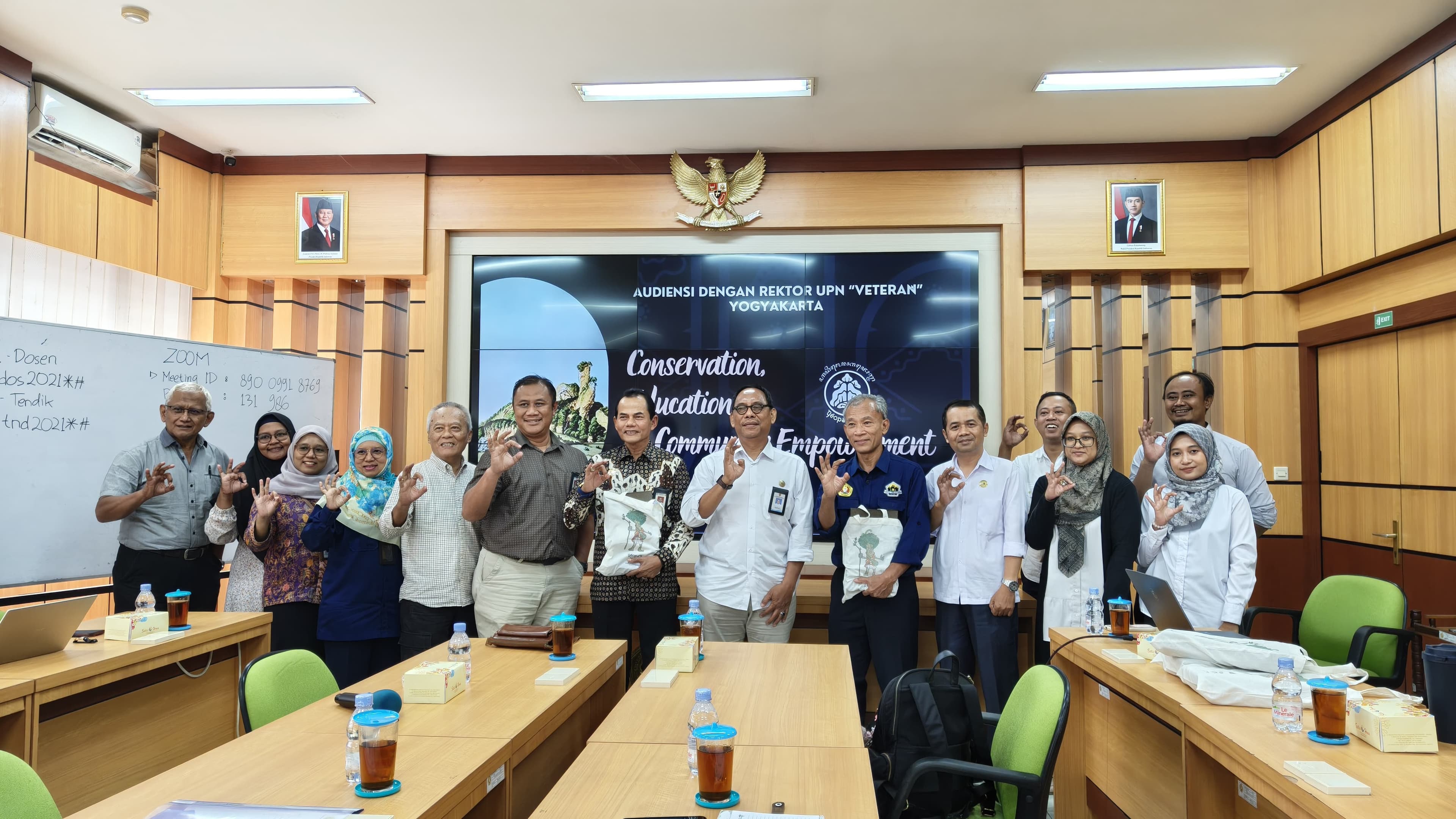 Audiensi Geopark Jogja Bersama Rektor UPN Veteran Yogyakarta
