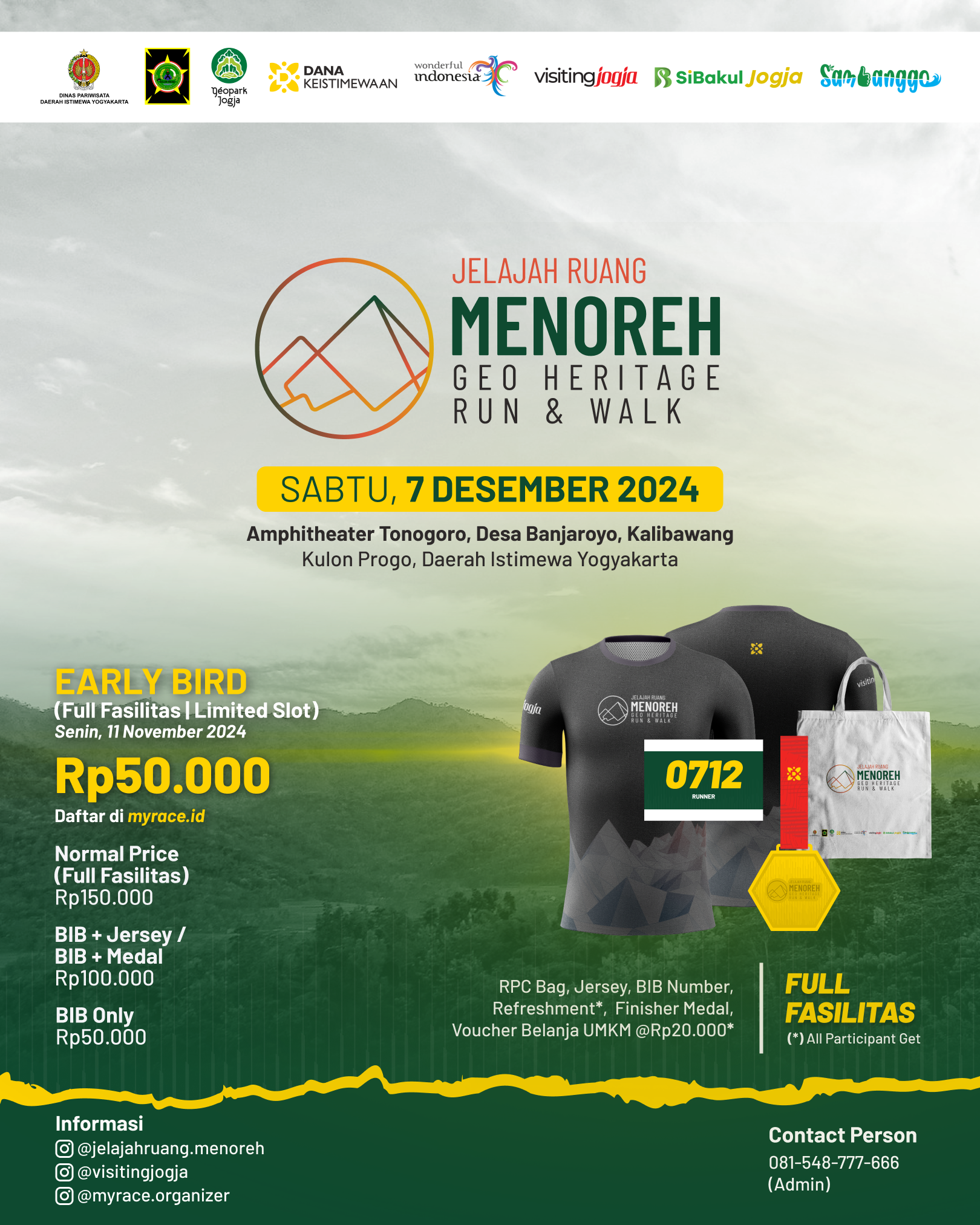 JELAJAH RUANG MENOREH GEO HERITAGE RUN & WALK image